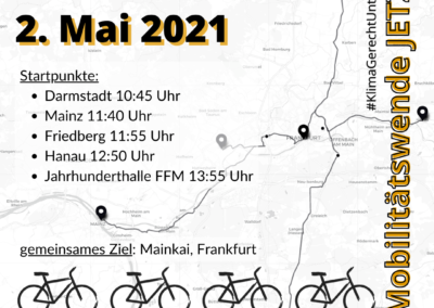 Streckenkarte Darmstadt/Mainz/Friedberg/Hanau